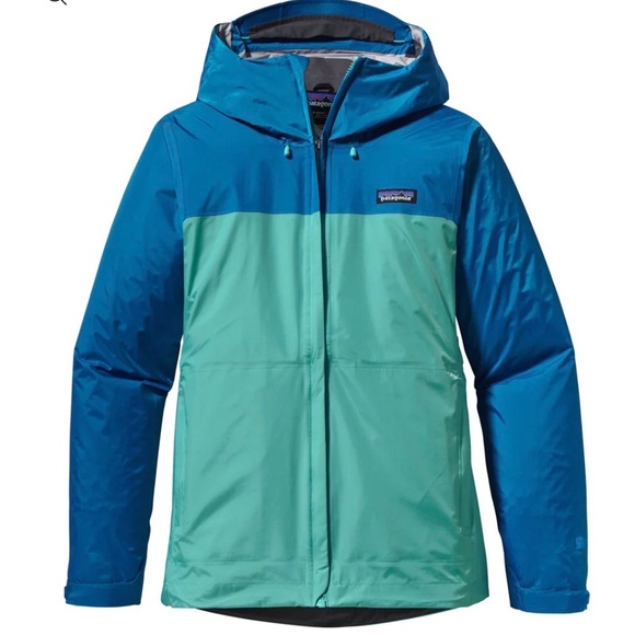 Patagonia Jackets & Blazers - Patagonia H2NO Torrentshell Rain Jacket Turquoise Blue XL